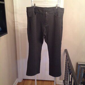 Studio by Torrid Trouser Boot Studio Luxe Ponte Charcoal Gray Pants 20R